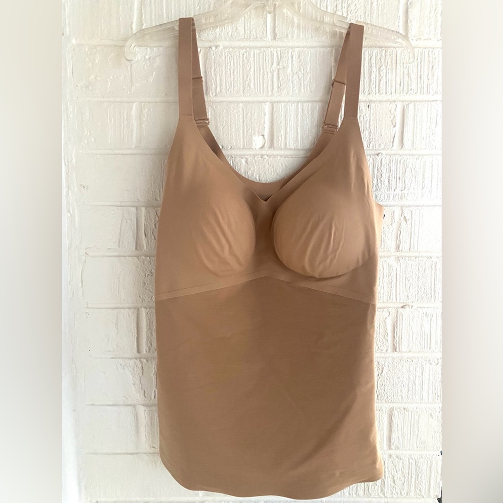Honeylove Seamless Nude Shaping Camisole with Built-In Support Size 2X NWT